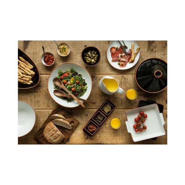 Brocca in terracotta smaltata bianca , 2,5 l - Premier Housewares-image-3