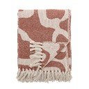 Coperta marrone in cotone riciclato 130x160 cm Salobre – Bloomingville