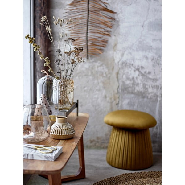 Sgabello in colore senape Roberta - Bloomingville-image-1