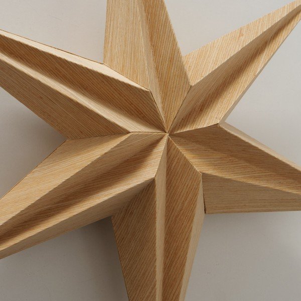 Decorazione natalizia in carta da appendere a forma di stella , ø 40 cm Kassia - Boltze-image-1