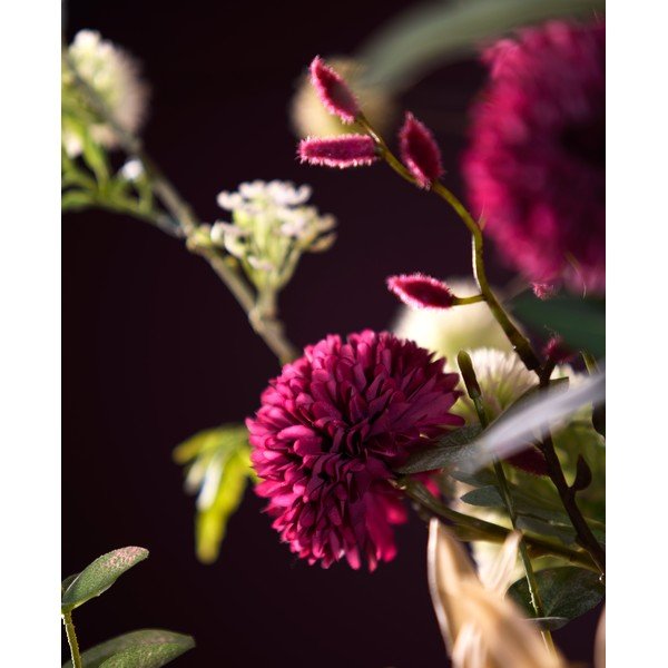 Fiore artificiale (altezza totale 73 cm) Crisantemi – Light & Living-image-2
