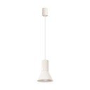 Lampadario beige in metallo ø 14 cm Niru – Sollux