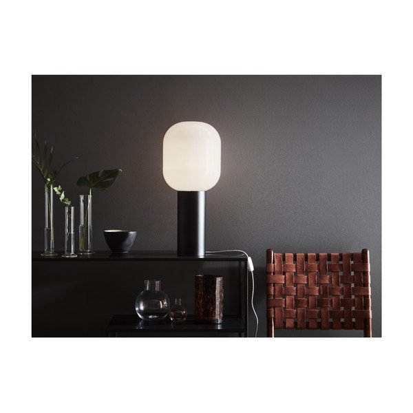 Lampada da tavolo bianca Brooklyn Smoke, ø 24 cm - Markslöjd-image-1
