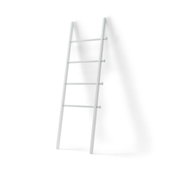 Scala decorativa bianca in legno di pioppo Leana - Umbra-image-3