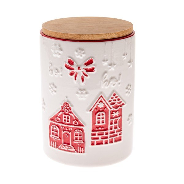 Contenitore per alimenti in ceramica Christmas cottage – Dakls