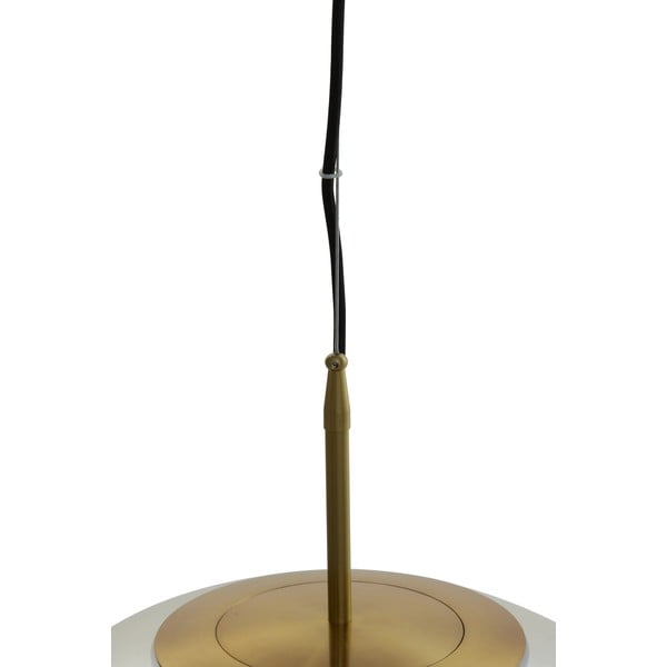 Lampadario in bronzo con paralume in vetro ø 48 cm Medina - Light & Living-image-4