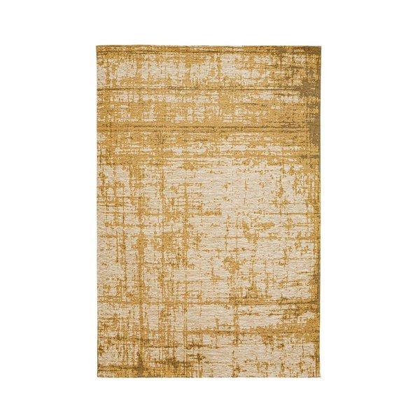 Tappeto color senape in ciniglia tessuto a mano 155x230 cm Yuno – Bizzotto