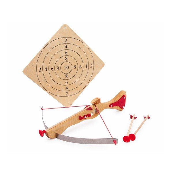Balestra giocattolo in legno con bersaglio - Legler