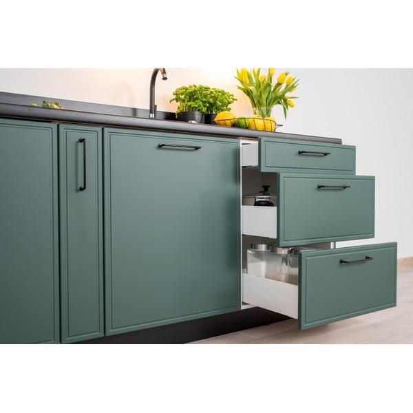 Cucina dritta con piano di lavoro (senza montaggio) 270 cm Aden - STOLKAR-image-3