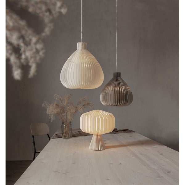 Paralume crema ø 38 cm Honeycomb - Star Trading-image-3