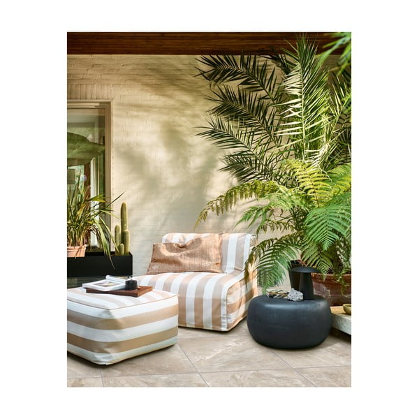 Pouf da giardino gonfiabile beige e bianco Sit On Air - vtwonen-image-4