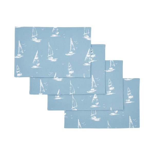 Tovagliette in set in cotone 4 pz 30x46 cm Salcombe Boats – Catherine Lansfield