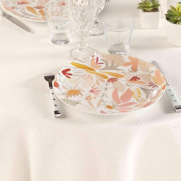 Tovaglia in jacquard ø 180 cm Stella – douceur d'intérieur-image-1