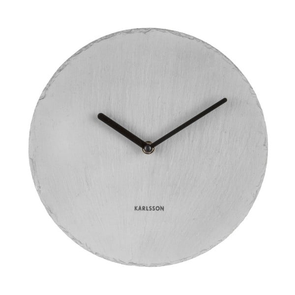 Orologio da parete grigio ardesia Ardesia, ⌀ 25 cm - Karlsson