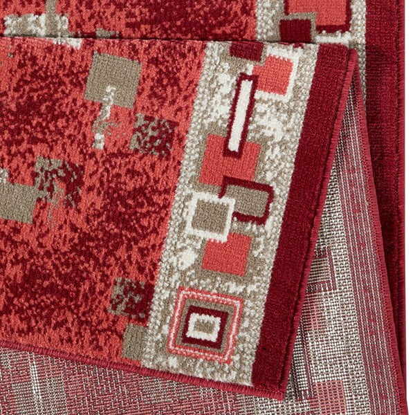 Tappeto rosso 250x80 cm Cube - Hanse Home-image-3