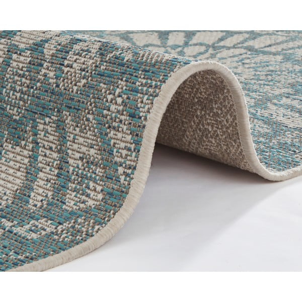 Tappeto da esterno grigio e blu Amon, 140 x 200 cm Arnon - NORTHRUGS-image-3