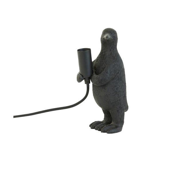 Lampada da tavolo nero opaco (altezza 24 cm) Penguin - Light & Living