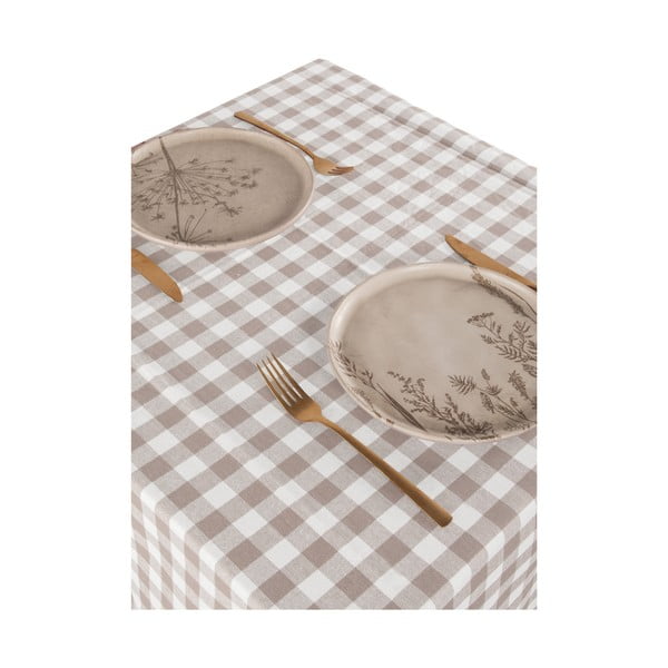 Tovaglia in cotone 150x150 cm Gingham – Tiseco Home Studio-image-1