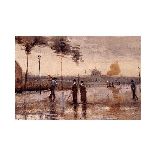 Obraz Vincenta van Gogha - A Sunday in Eidhoven, 60x40 cm