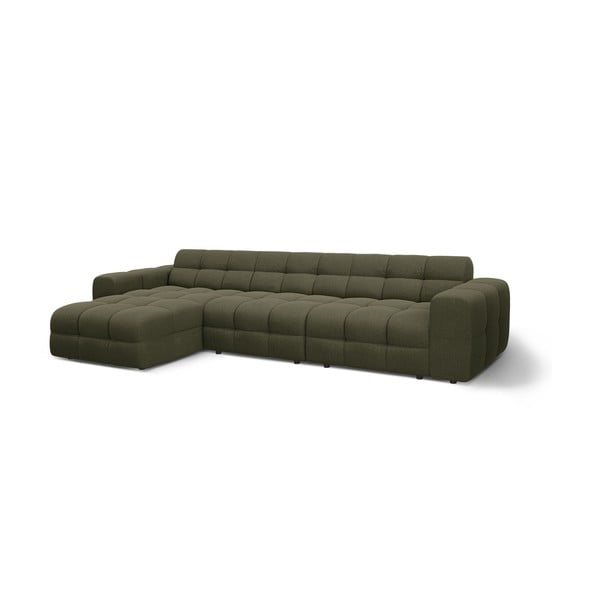 Divano angolare verde (con penisola a sinistra/con chaise lounge) Kendal – Micadoni -image-3