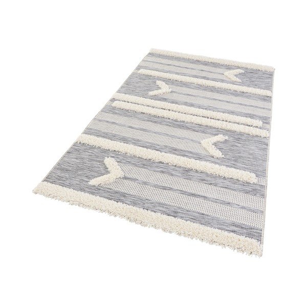 Tappeto grigio Handira Arrow, 155 x 230 cm - Mint Rugs-image-1