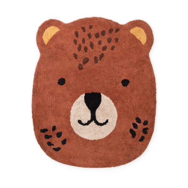 Tappeto per bambini marrone in cotone lavabile/tessuto a mano 120x149 cm Snuggle Berry – Hanse Home