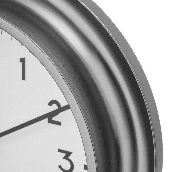 Orologio da parete ø 25,5 cm Silver - Casa Selección-image-2