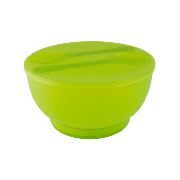 Salátová mísa s příborem PT KITCHEN Green Ball-image-1