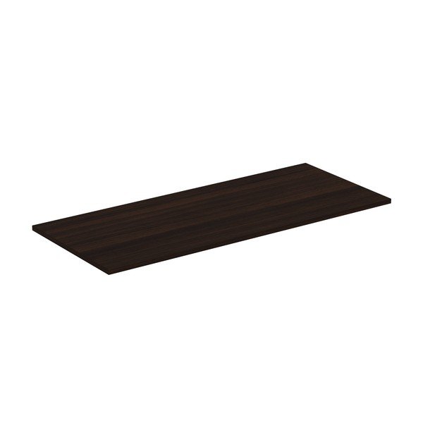 Piano sottolavabo marrone scuro in rovere 120x51 cm i.Life B - Ideal Standard-image-1