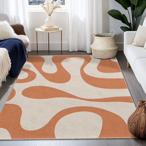 Passatoia arancione lavabile 60x230 cm Caramel Latte – Mila Home-image-4