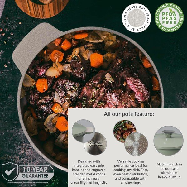 Casseruola da forno con coperchio incluso 3,2 l Signature Range – Cooksmart ®-image-2