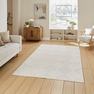Tappeto color crema lavabile 80x150 cm Lyna Cream – Think Rugs