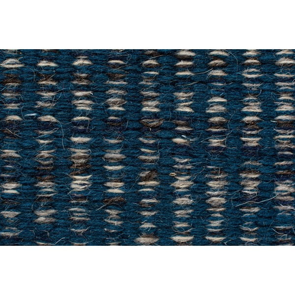 Tappeto in lana blu 60x200 cm Indira - Flair Rugs-image-2