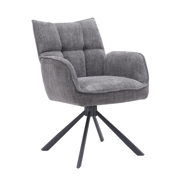 Set di sedie da pranzo grigia in imbottito 2 pz Marilla – Unique Furniture-image-3