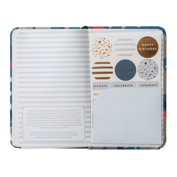 Quaderno floreale per indirizzi e compleanni - Busy B-image-4