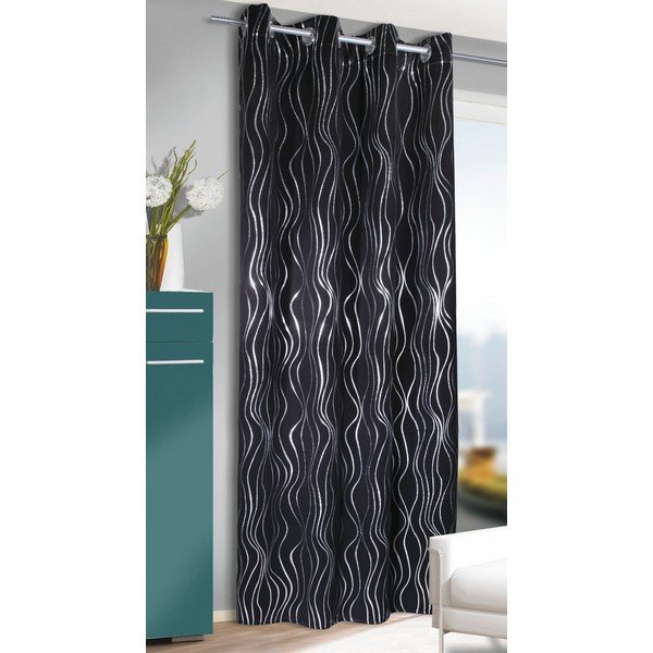 Tenda nera 135x245 cm Waves – Sehlbach-image-1