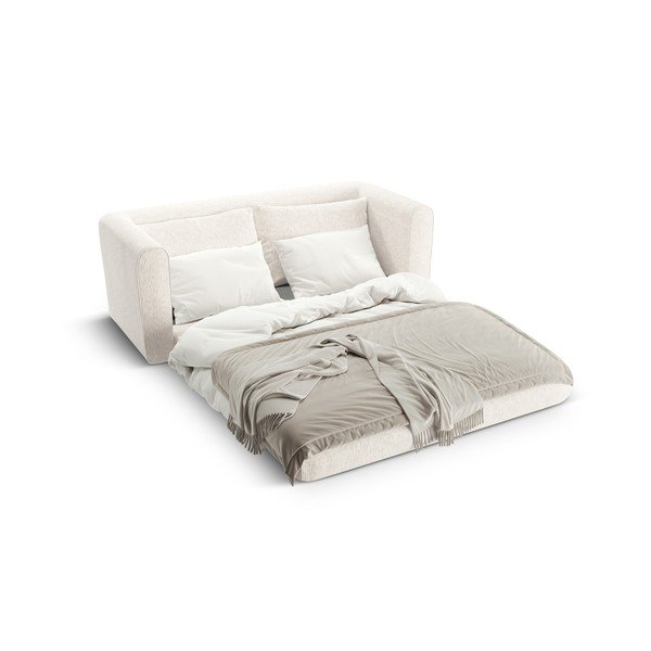 Divano bianco allungabile 158 cm Lido – Micadoni -image-3