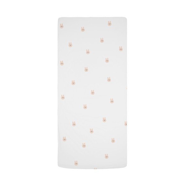 Lenzuolo per culla in cotone sateen 120x60 cm Sweet Bunnies - Butter Kings