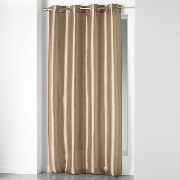 Tenda in raso beige 140x240 cm Shana - douceur d'intérieur