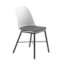 Sedia da pranzo bianca Whistler - Unique Furniture