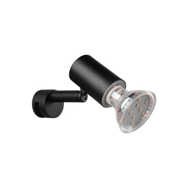 Lampada da parete nera opaca (lunghezza 10 cm) Lorenzo - Trio-image-3