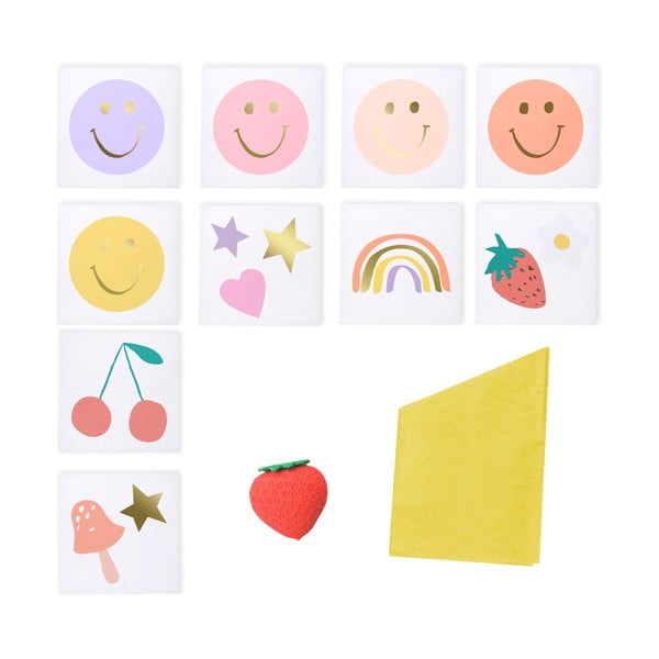 Accessori per feste in set da 6 Happy Face Icons Surprise Balls - Meri Meri-image-3