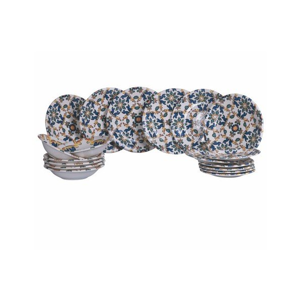 Set di piatti in ceramica da 18 pezzi Palermo - VDE Tivoli 1996