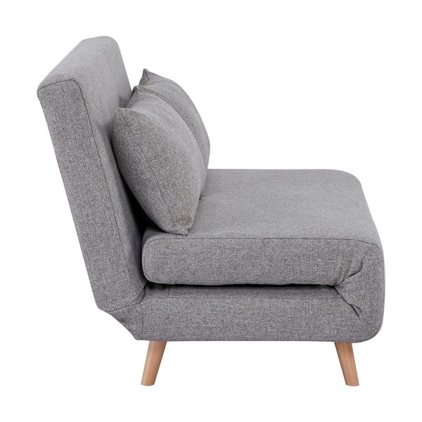 Divano letto grigio 140 cm Marlow - House Nordic-image-3