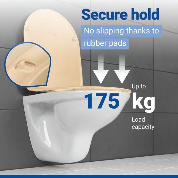 Sedile WC con chiusura Easy-Close (automatica) 36 x 46 cm Galati – Wenko-image-3