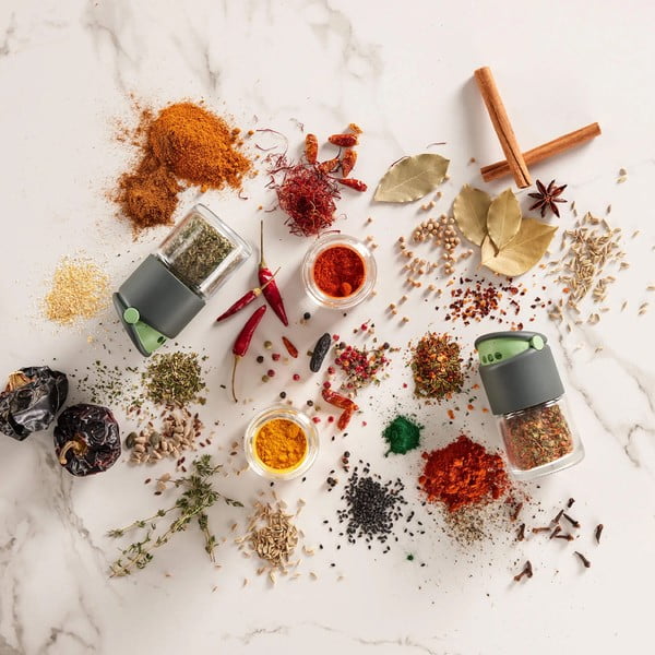 Set di contenitori per spezie 4 pz 100 ml – Lékué-image-1