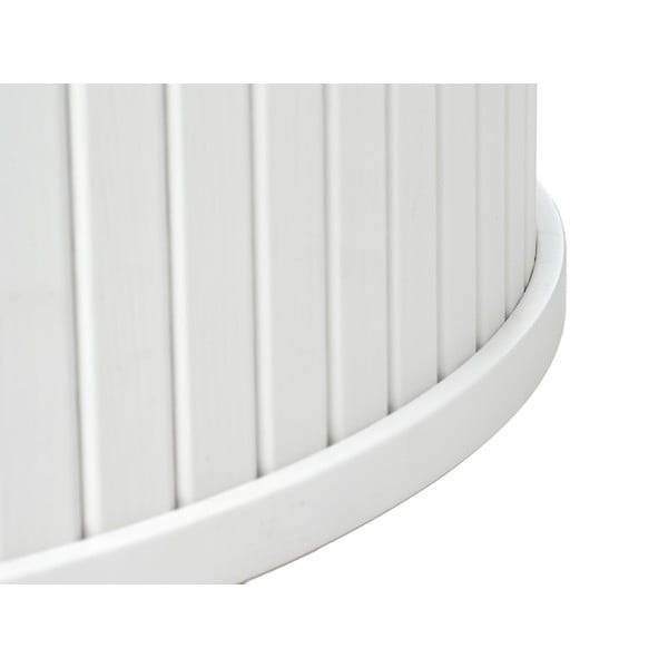 Tavolino da salotto rotondo bianco Nola – Unique Furniture-image-2