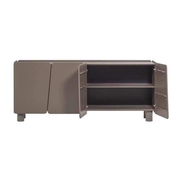 Credenza marrone in pino massiccio 200x85x45 cm Root – WOOOD-image-3