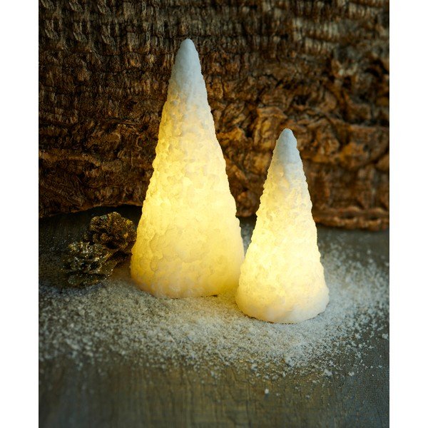 Decorazione luminosa a LED Cono, altezza 15 cm Snow - Sirius-image-3
