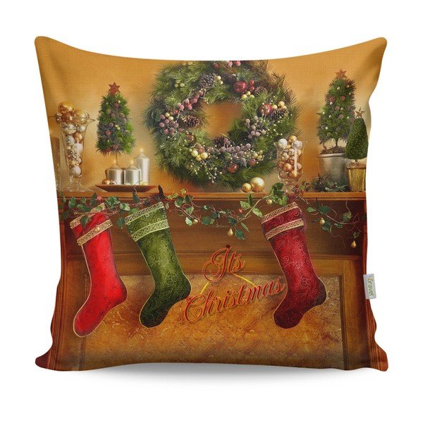 Cuscino Calze di Natale, 43 x 43 cm - Gravel